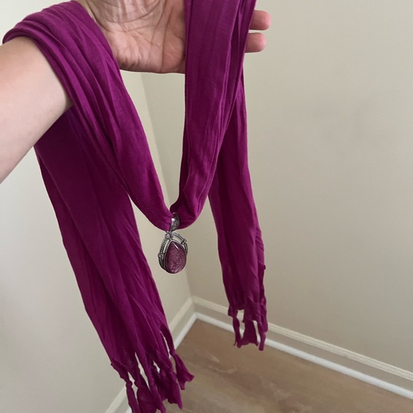 ✅ Bundle of 3 water drop Pendant Necklace Scarfs bundle - Picture 4 of 11